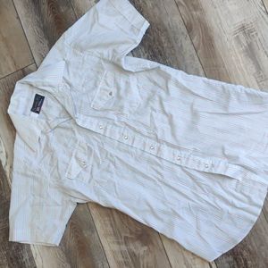 VINTAGE USA Made Panhandle Slim Pearl Buttons Gently Used 15.5" Size S